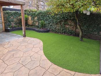 Organisch gevormd gazon